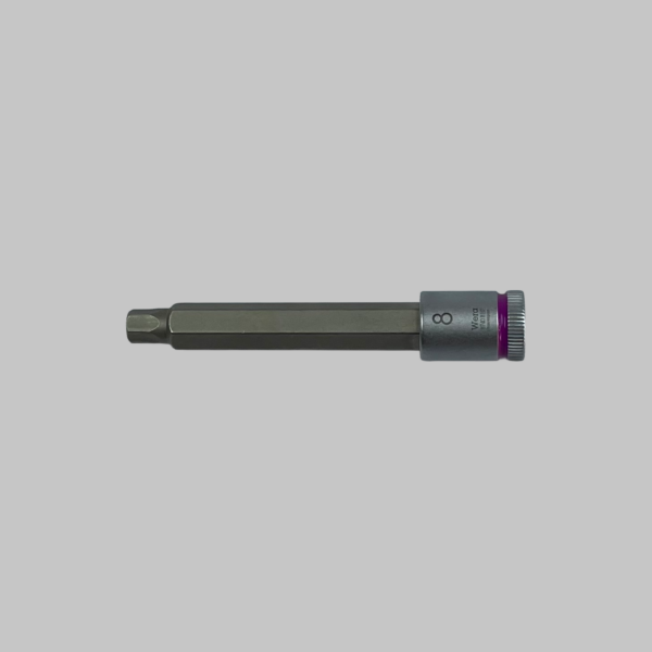 Zástrčná bitová hlavice 3/8" 8x100 mm s přidržovací funkcí WERA